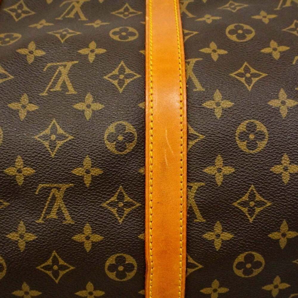 LOUIS VUITTON Brown Monogram Keepall 55 Boston Bag - Picture 12 of 16